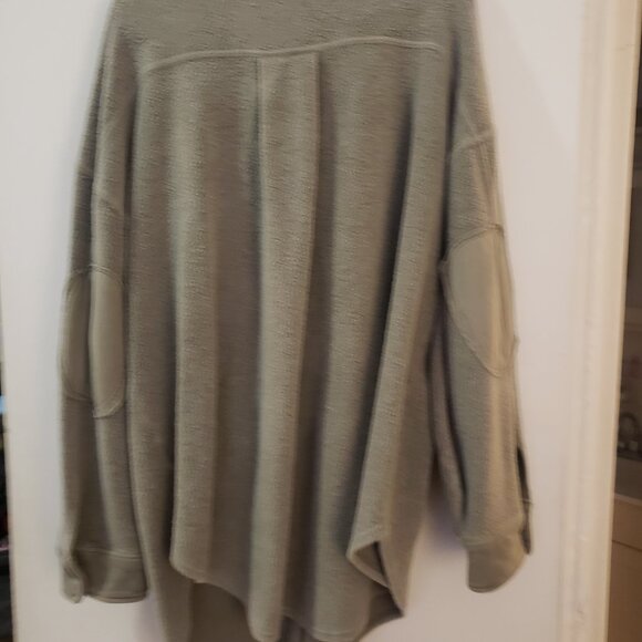 Free People Ruby Jacket in light sage fleece - Picture 3 of 5